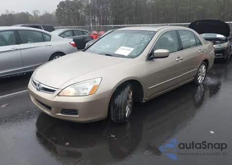 2006 Honda Accord 3.0 Ex из США, поврежденный, VIN 1HGCM66506A067421